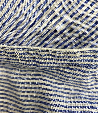 美品 POLO RALPH LAUREN 26SS リネン ユーティリティー オーバーシャツ カバナ ブルー メンズ SIZE L ポロ・ラルフローレン