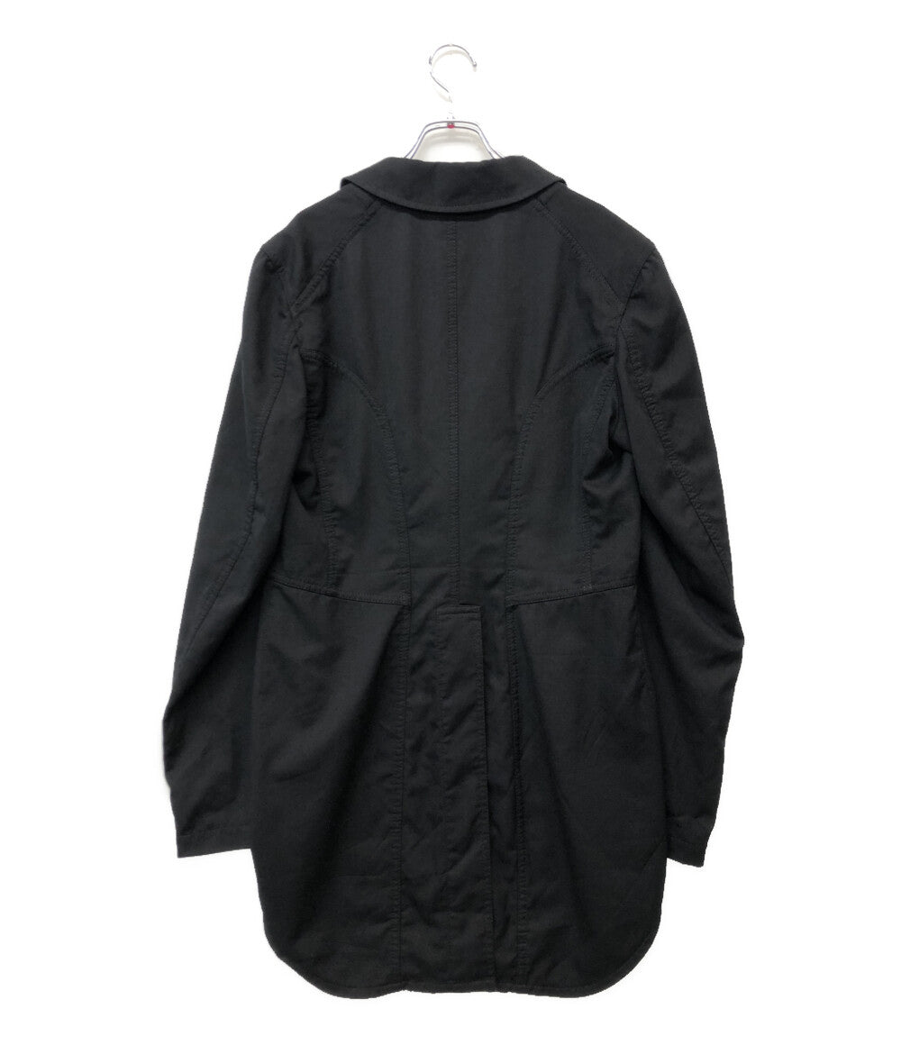 BLACK COMME des GARCONS 燕尾ジャケット ブラック 1J-J003 レディース SIZE L ブラックコムデギャルソン