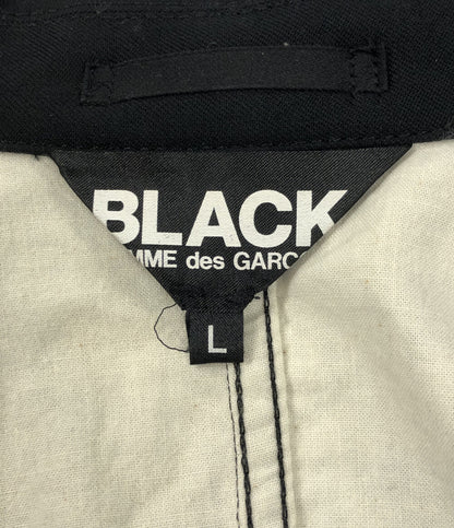 BLACK COMME des GARCONS 燕尾ジャケット ブラック 1J-J003 レディース SIZE L ブラックコムデギャルソン