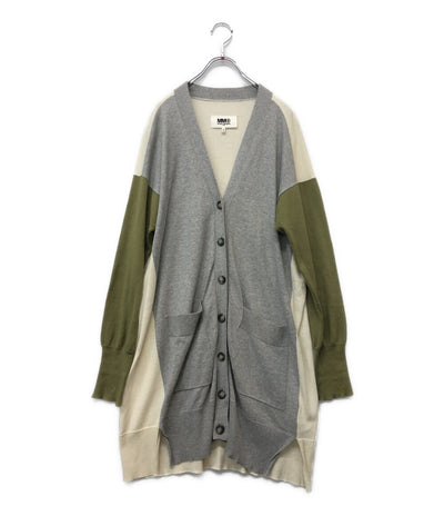 MM6 Maison Margiela ロングカーディガン グレー イタリア製 レディース SIZE S エムエムシックス