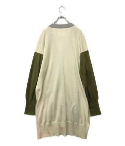 MM6 Maison Margiela ロングカーディガン グレー イタリア製 レディース SIZE S エムエムシックス