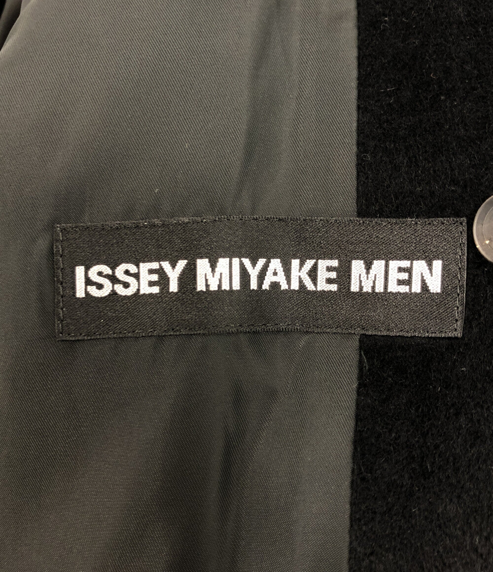 ISSEY MIYAKE MEN スタンドカラーコート ME73FA109 ブラック メンズ SIZE 2 イッセイミヤケ メン