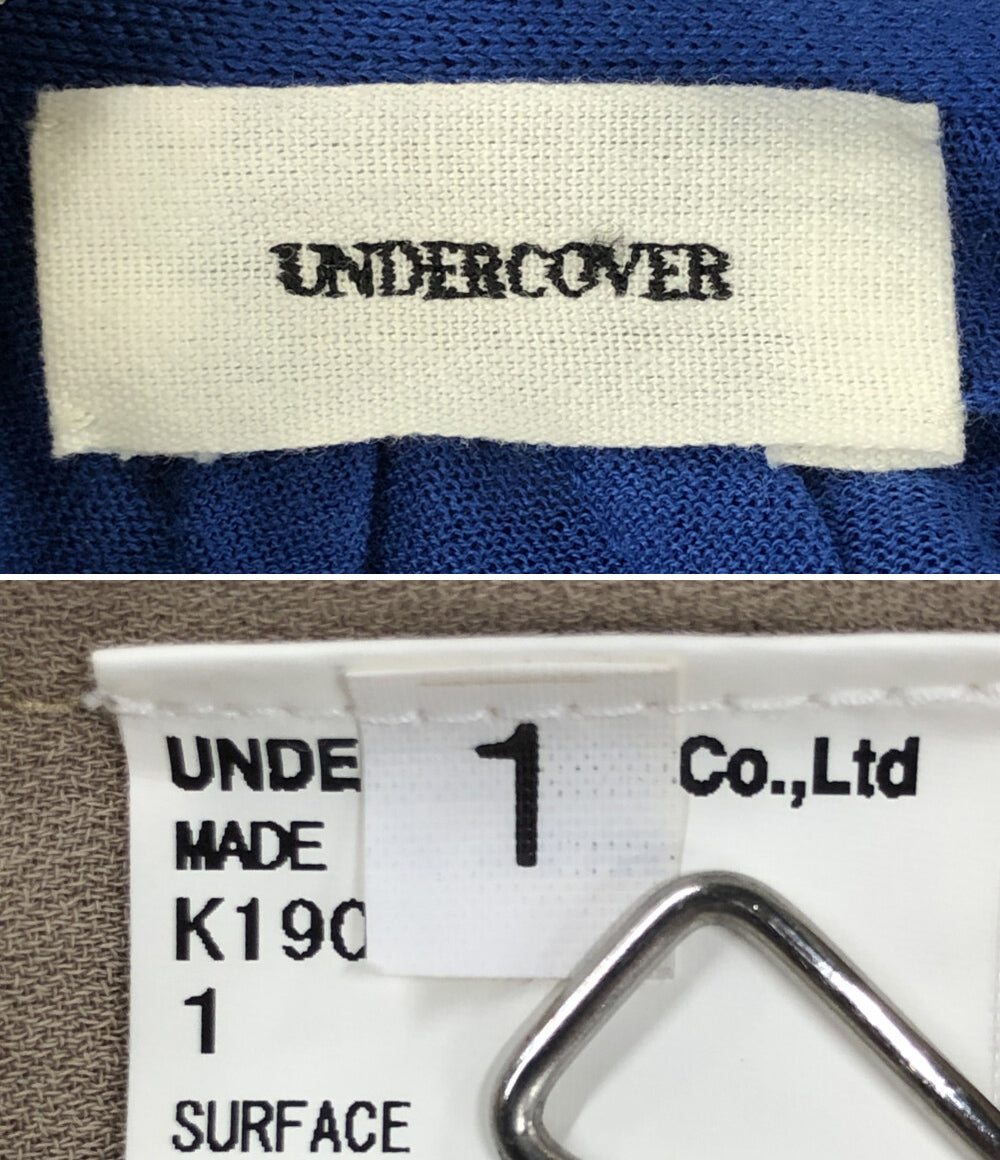 UNDERCOVER カーディガン K1903 Vネック ブルー レディース SIZE 1 アンダーカバー