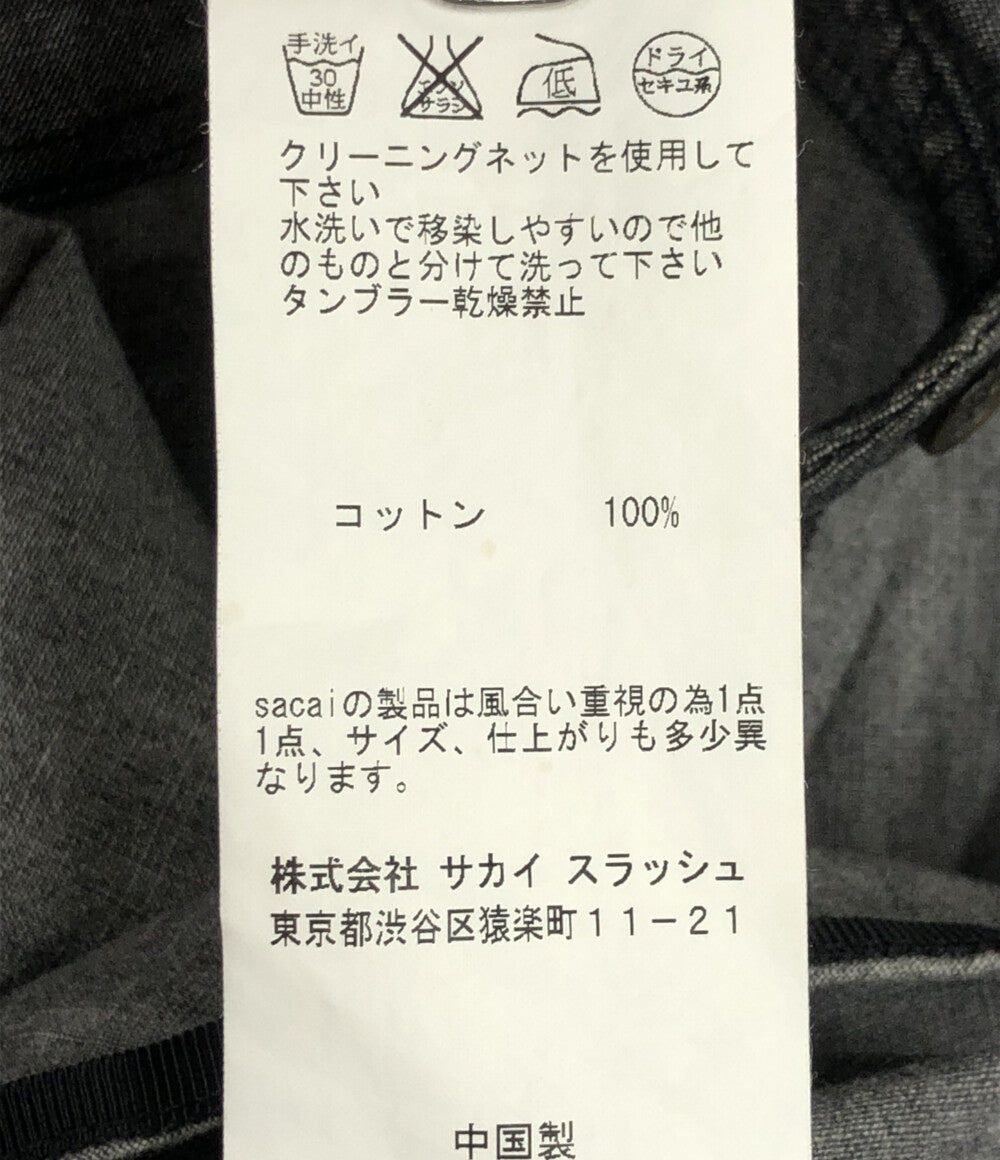 sacai luck 半袖シャツ グレー 14SSLU723 レディース SIZE 2 サカイラック