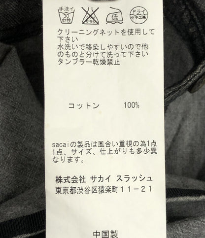 sacai luck 半袖シャツ グレー 14SSLU723 レディース SIZE 2 サカイラック