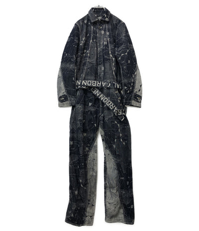 A-POC ABLE ISSEY MIYAKE ジャンプスーツ 08SS 総柄 ME81FI008 メンズ SIZE 1 エイポックエイブル イッセイミヤケ