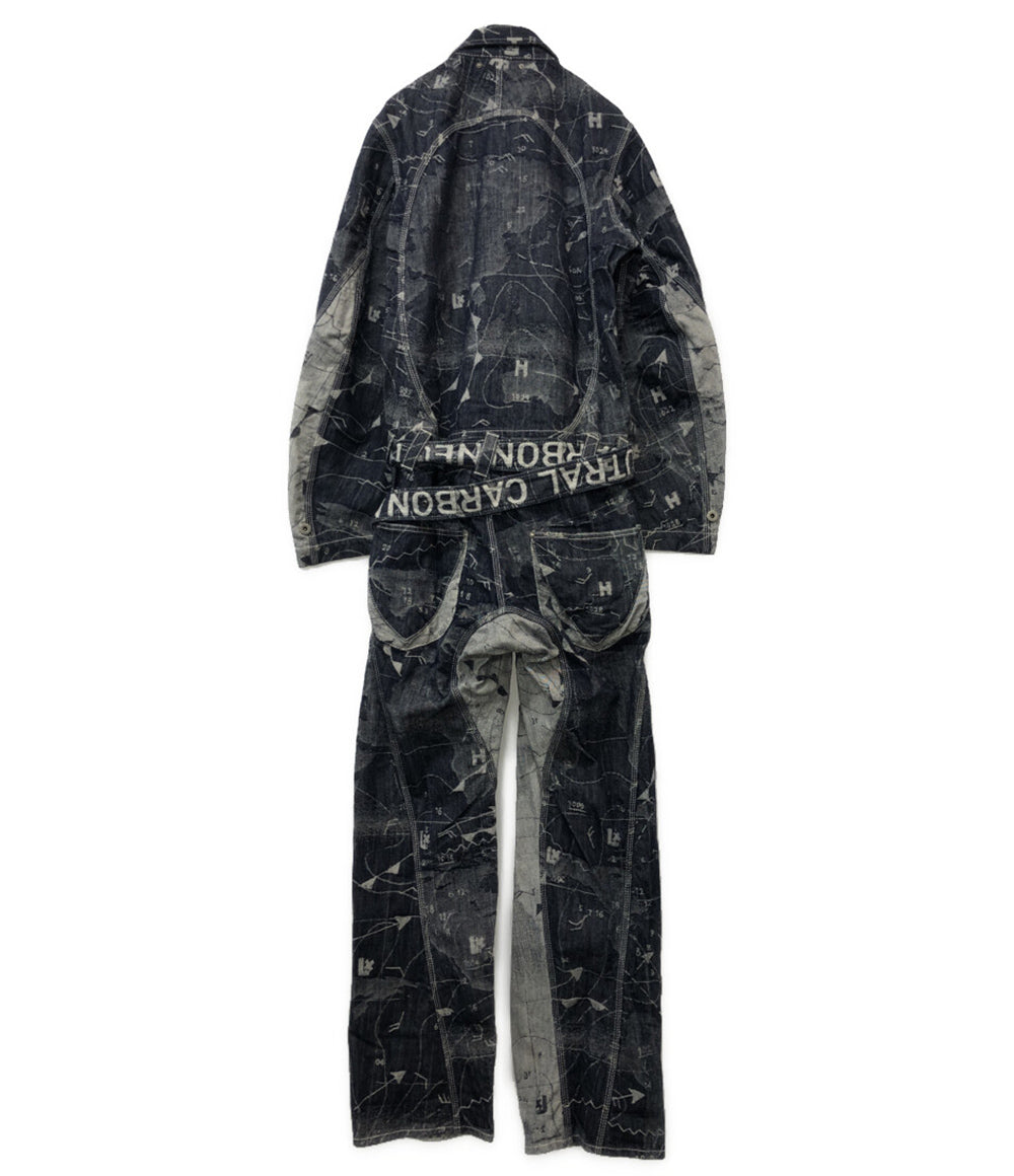 A-POC ABLE ISSEY MIYAKE ジャンプスーツ 08SS 総柄 ME81FI008 メンズ SIZE 1 エイポックエイブル イッセイミヤケ