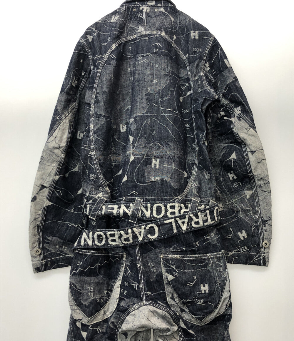 A-POC ABLE ISSEY MIYAKE ジャンプスーツ 08SS 総柄 ME81FI008 メンズ SIZE 1 エイポックエイブル イッセイミヤケ