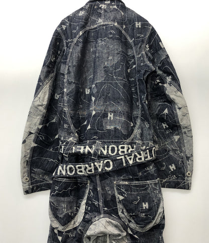 A-POC ABLE ISSEY MIYAKE ジャンプスーツ 08SS 総柄 ME81FI008 メンズ SIZE 1 エイポックエイブル イッセイミヤケ