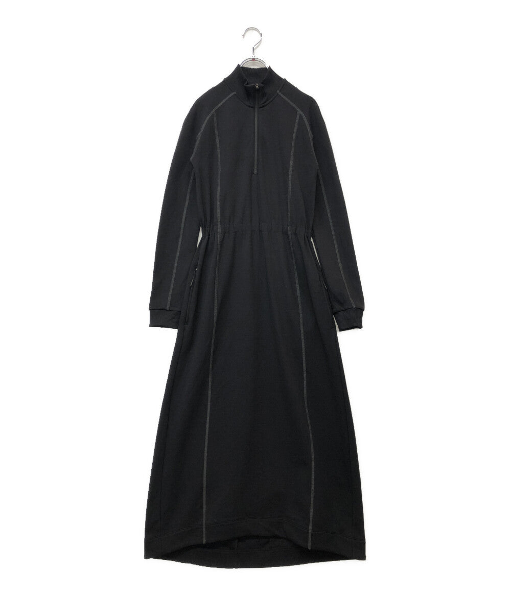 Y-3 長袖ワンピース ハーフジップ クラシック トラックドレス HA6299 レディース SIZE XS ワイスリー