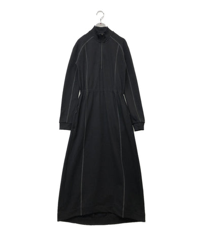 Y-3 長袖ワンピース ハーフジップ クラシック トラックドレス HA6299 レディース SIZE XS ワイスリー