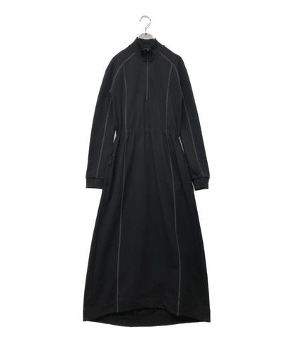 Y-3 長袖ワンピース ハーフジップ クラシック トラックドレス HA6299 レディース SIZE XS ワイスリー