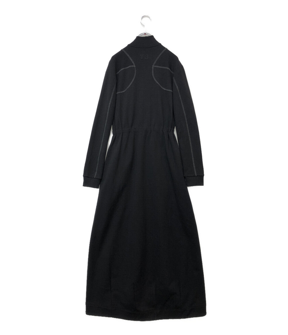Y-3 長袖ワンピース ハーフジップ クラシック トラックドレス HA6299 レディース SIZE XS ワイスリー