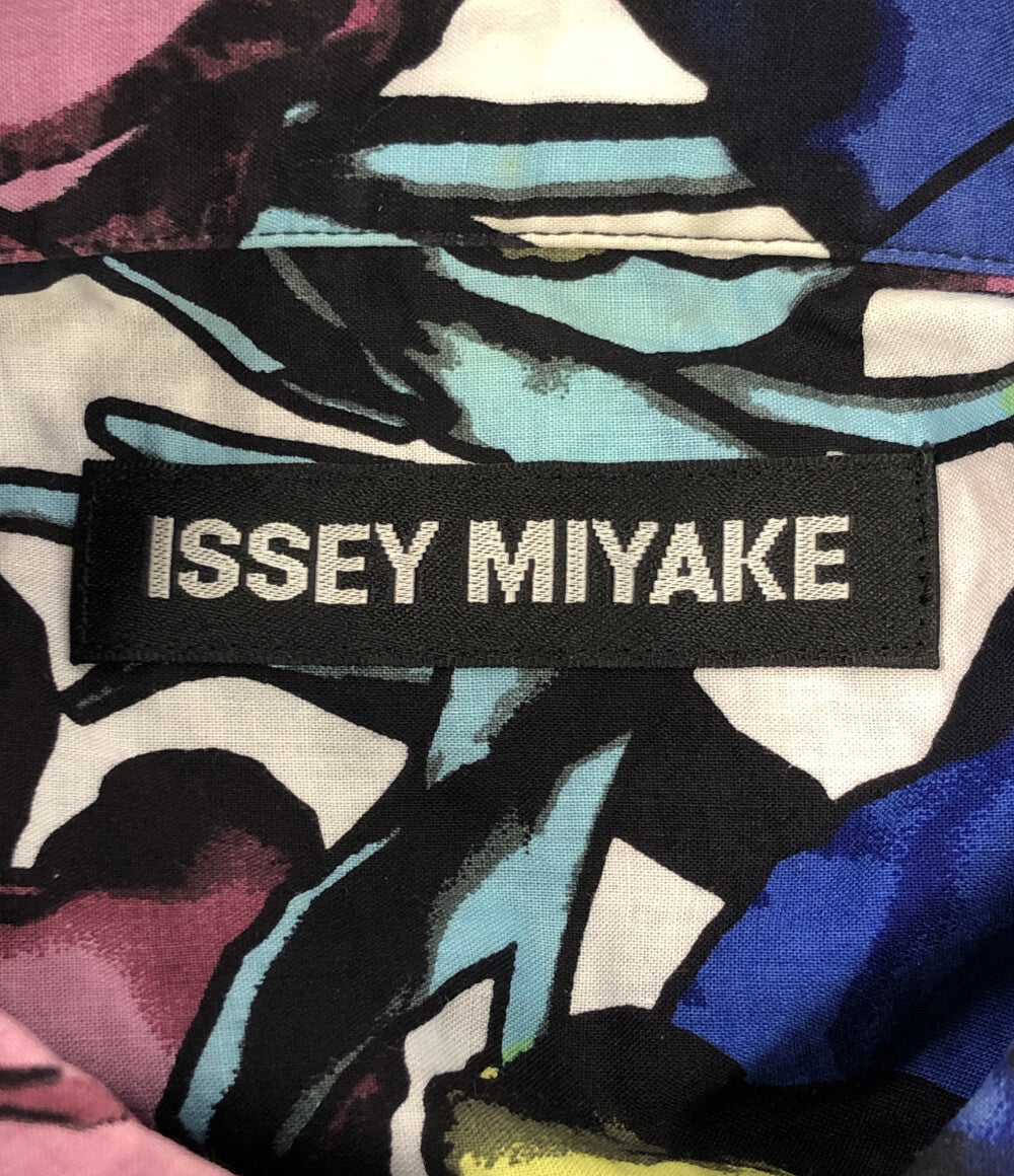 ISSEY MIYAKE 長袖シャツ 花柄 メンズ SIZE 2 イッセイミヤケ