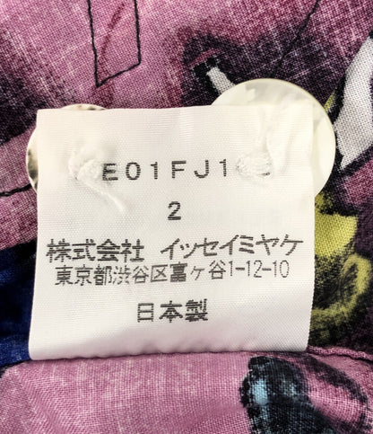 ISSEY MIYAKE 長袖シャツ 花柄 メンズ SIZE 2 イッセイミヤケ