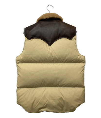 美品 Rocky Mountain Featherbed ダウンベスト CHRISTY VEST 50周年 KHAKI 200-242-02 メンズ SIZE 40 ロッキーマウンテンフェザーベッド