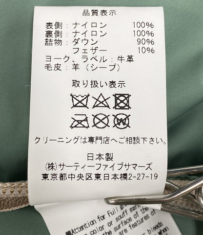 美品 Rocky Mountain Featherbed ダウンベスト CHRISTY VEST 50周年 KHAKI 200-242-02 メンズ SIZE 40 ロッキーマウンテンフェザーベッド