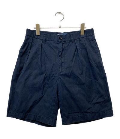POLO RALPH LAUREN ハーフパンツ CHINO NAVY W32 ツータック メンズ SIZE 32 ポロ・ラルフローレン