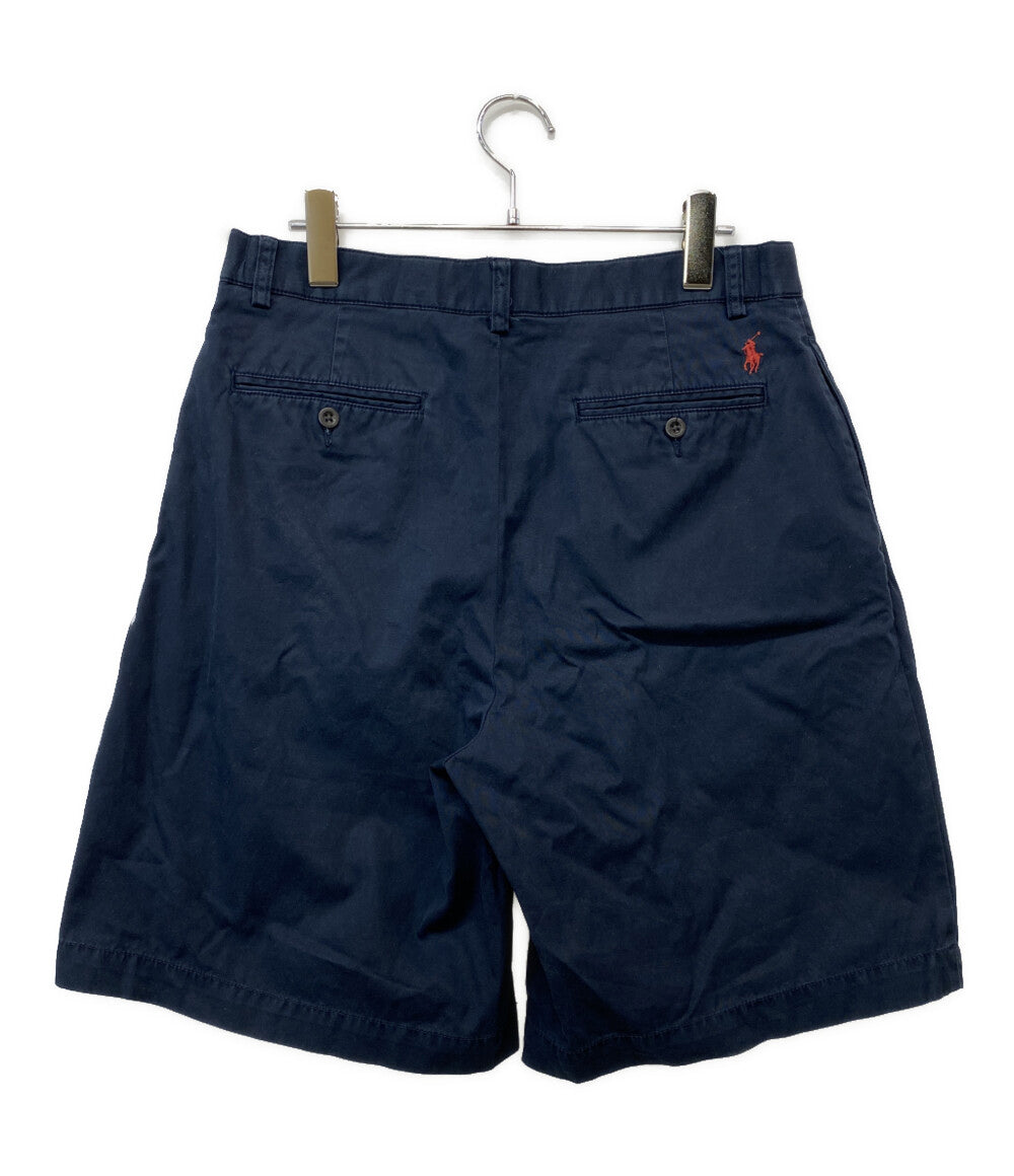 POLO RALPH LAUREN ハーフパンツ CHINO NAVY W32 ツータック メンズ SIZE 32 ポロ・ラルフローレン