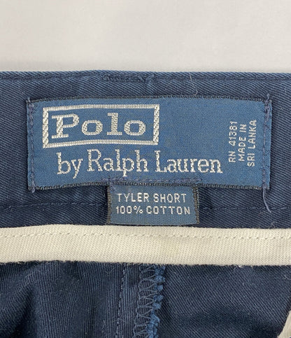 POLO RALPH LAUREN ハーフパンツ CHINO NAVY W32 ツータック メンズ SIZE 32 ポロ・ラルフローレン