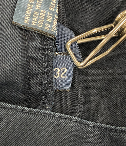 POLO RALPH LAUREN ハーフパンツ CHINO NAVY W32 ツータック メンズ SIZE 32 ポロ・ラルフローレン