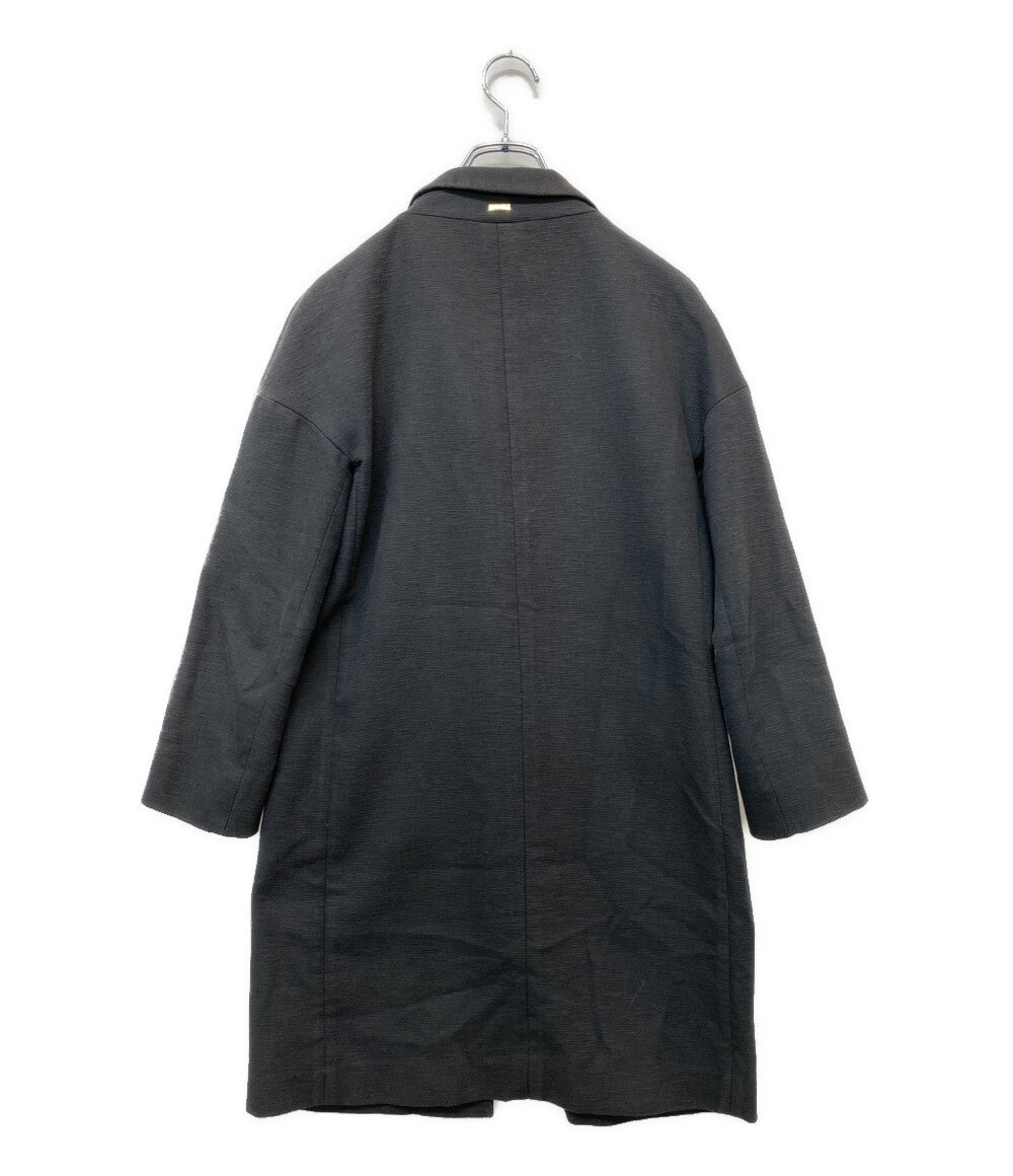 HERNO チェスターコート ブルーグレー レディース SIZE 40 ヘルノ