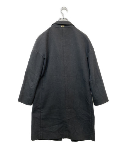 HERNO チェスターコート ブルーグレー レディース SIZE 40 ヘルノ