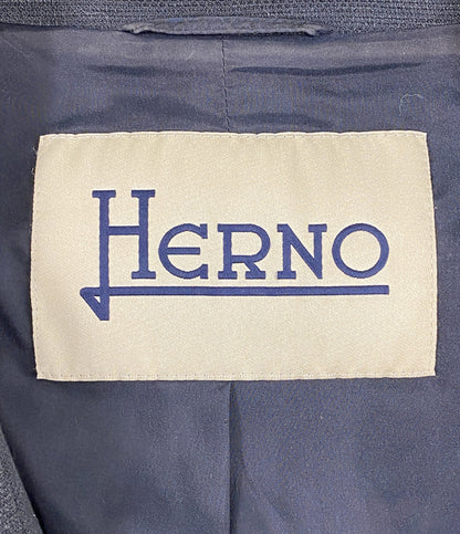 HERNO チェスターコート ブルーグレー レディース SIZE 40 ヘルノ