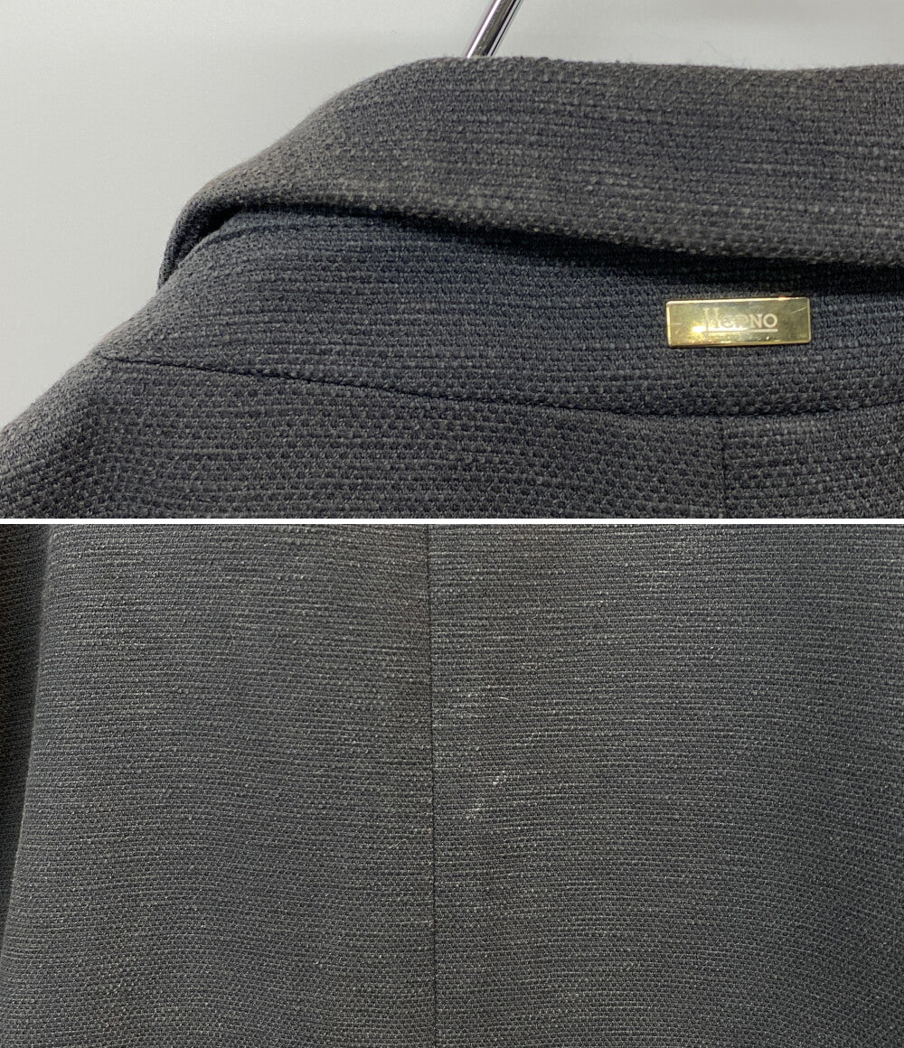 HERNO チェスターコート ブルーグレー レディース SIZE 40 ヘルノ
