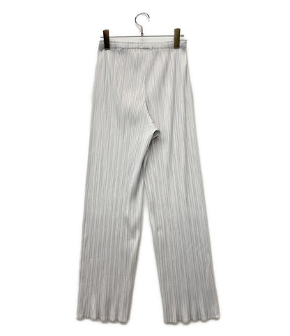 美品 PLEATS PLEASE パンツ ライトグレー PP55-JF105 レディース SIZE 4 プリーツプリーズ