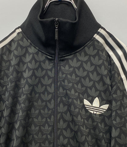 adidas トラックジャケット アディクーラー モノグラム ブラック IP6982 メンズ SIZE 2XL アディダス