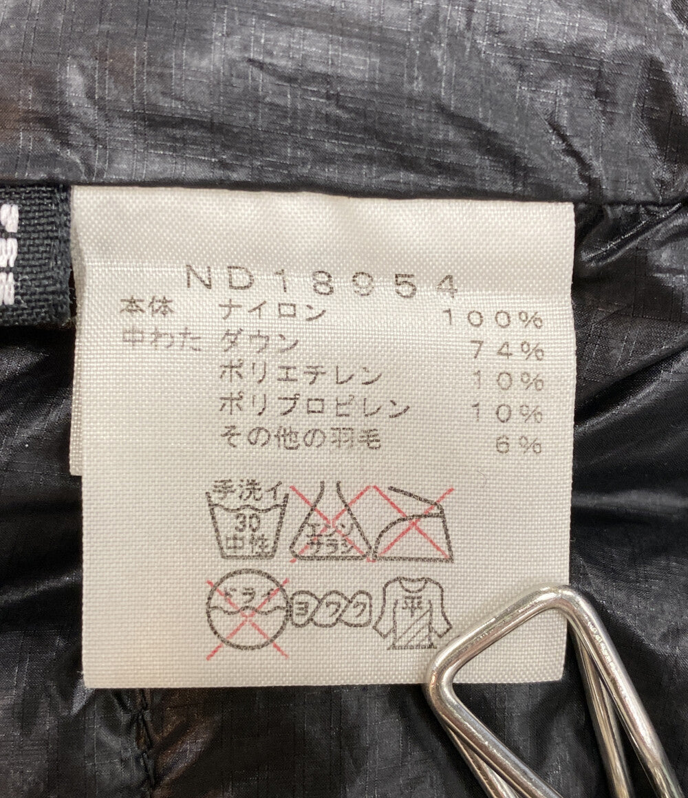 THE NORTH FACE ライトヒート ダウンジャケット ND18954 ブラック メンズ SIZE XL ザ・ノース・フェイス