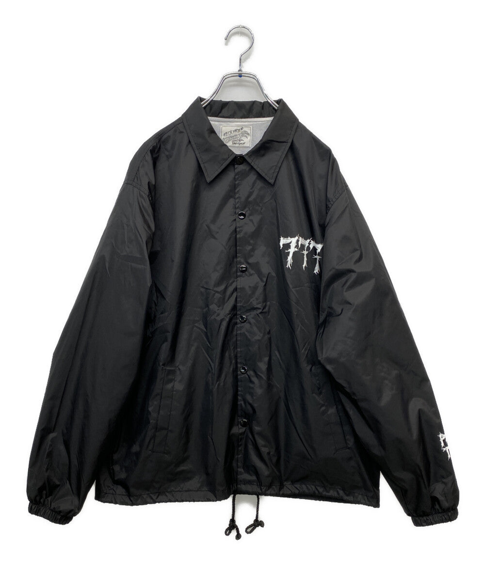WACKO MARIA × NECKFACE ネックフェイス コーチジャケット 7周年 BLACK メンズ SIZE L ワコマリア