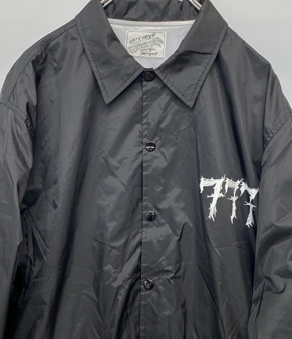 WACKO MARIA × NECKFACE ネックフェイス コーチジャケット 7周年 BLACK メンズ SIZE L ワコマリア