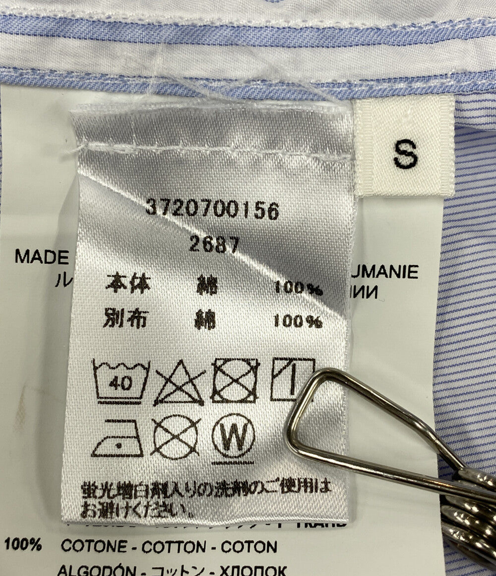 OAMC 半袖シャツ 3720700156 ストライプ 切り替え メンズ SIZE S オーエーエムシー