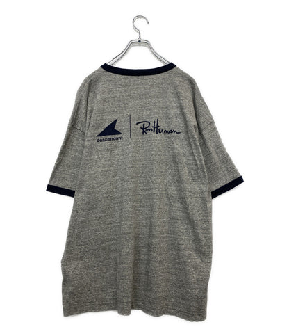 DESCENDANT×Scott Hawaii スコット ハワイ ロンハーマン リンガーTシャツ 26ss グレー ネイビー メンズ SIZE 3 ディセンダント