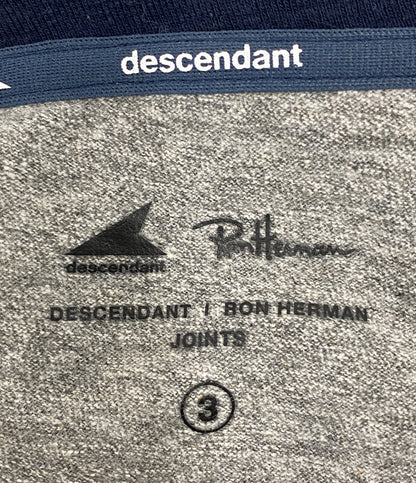 DESCENDANT×Scott Hawaii スコット ハワイ ロンハーマン リンガーTシャツ 26ss グレー ネイビー メンズ SIZE 3 ディセンダント