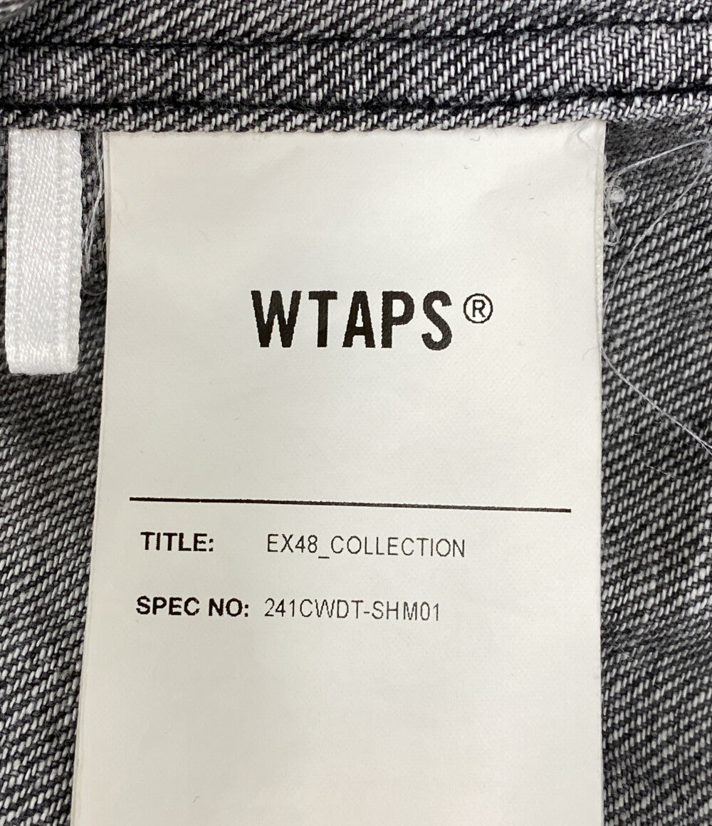 WTAPS 長袖シャツ ALLMAN LS COTTON DENIM 241CWDT-SHM01 メンズ SIZE 04 ダブルタップス