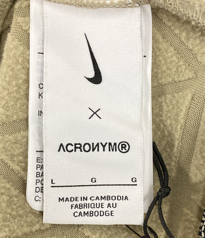 美品 NIKE × ACRONYM アクロニウム トラックジャケット CZ4673-247 ベージュ メンズ SIZE L ナイキ