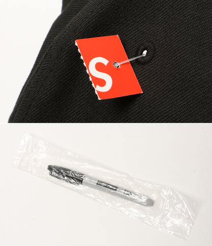 美品 NEW ERA x SUPREME シュプリーム キャップ ブラック ロゴ メンズ SIZE 59.6cm ニューエラ