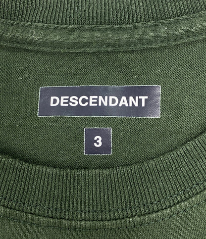 DESCENDANT 半袖Ｔシャツ TEAMS TEE GREEN メンズ SIZE 3 ディセンダント
