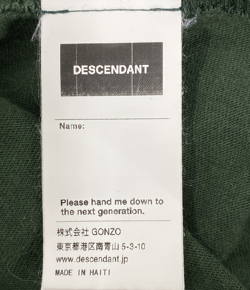 DESCENDANT 半袖Ｔシャツ TEAMS TEE GREEN メンズ SIZE 3 ディセンダント