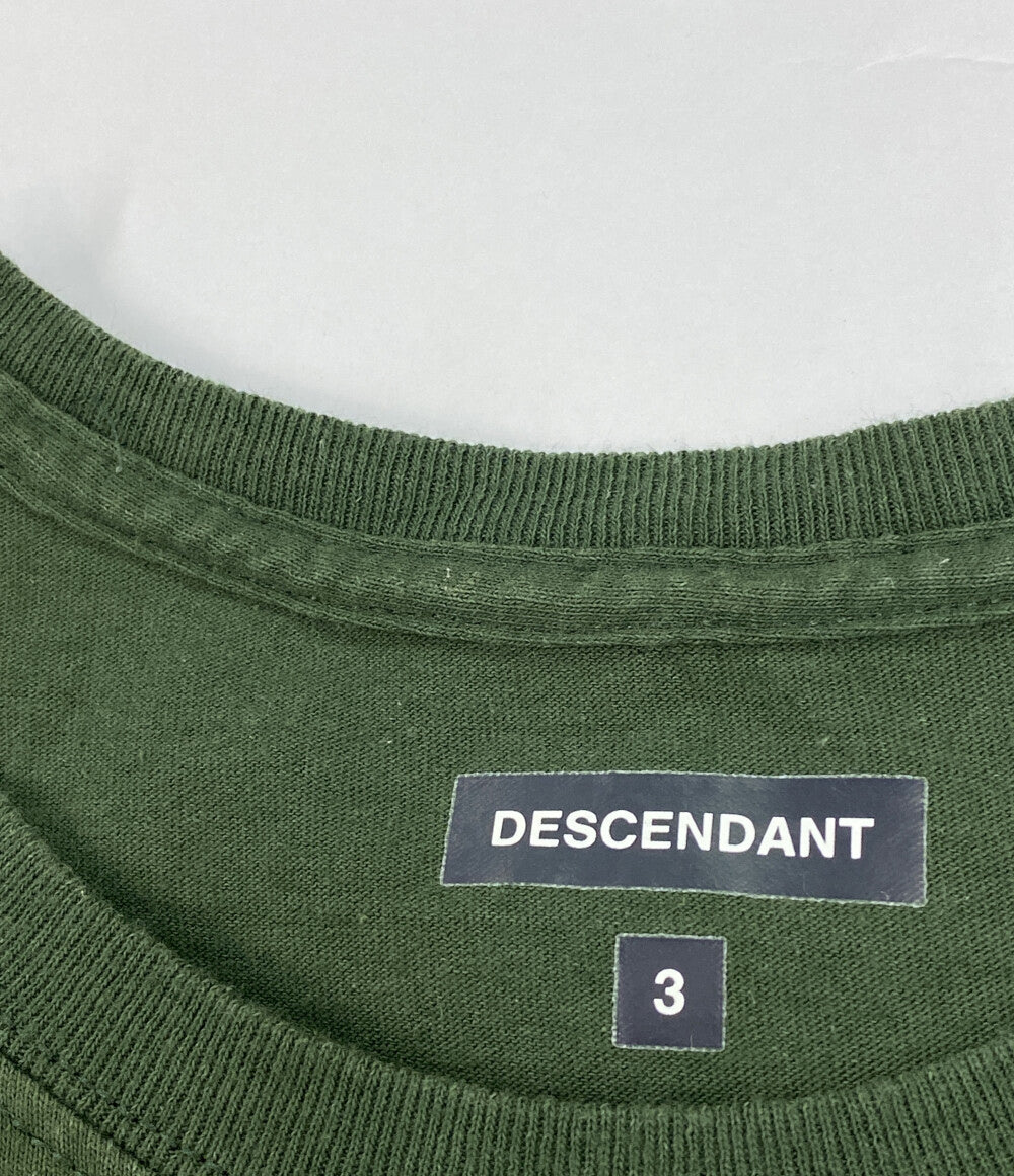 DESCENDANT 半袖Ｔシャツ TEAMS TEE GREEN メンズ SIZE 3 ディセンダント