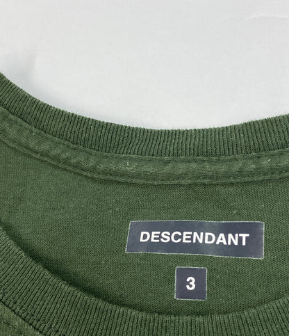DESCENDANT 半袖Ｔシャツ TEAMS TEE GREEN メンズ SIZE 3 ディセンダント