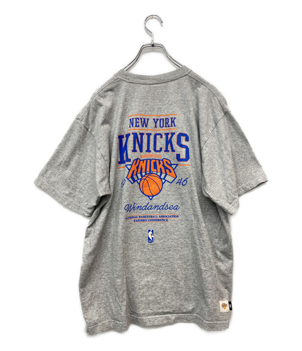 WIND AND SEA 半袖Ｔシャツ NBA × KINCKS グレー メンズ SIZE L ウィンダンシー