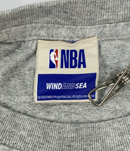 WIND AND SEA 半袖Ｔシャツ NBA × KINCKS グレー メンズ SIZE L ウィンダンシー