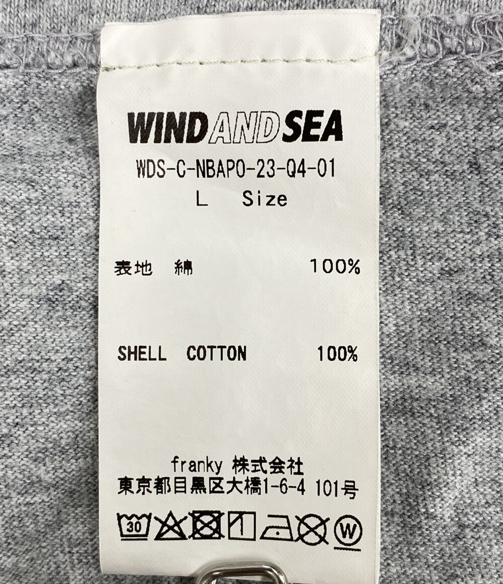 WIND AND SEA 半袖Ｔシャツ NBA × KINCKS グレー メンズ SIZE L ウィンダンシー