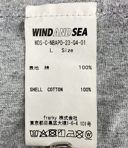 WIND AND SEA 半袖Ｔシャツ NBA × KINCKS グレー メンズ SIZE L ウィンダンシー