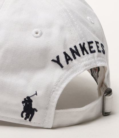 美品 POLO RALPH LAUREN × NEWERA ニューエラ キャップ ヤンキース ツイル MLBコレクション メンズ SIZE O/S ポロ・ラルフローレン