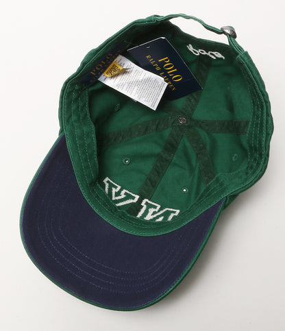 美品 POLO RALPH LAUREN NY パッチ ツイル ボール キャップ NEW FOREST メンズ SIZE O/S ポロ・ラルフローレン